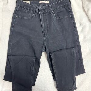 Levi's Men's Dark Charcoal Slim Straight Jeans